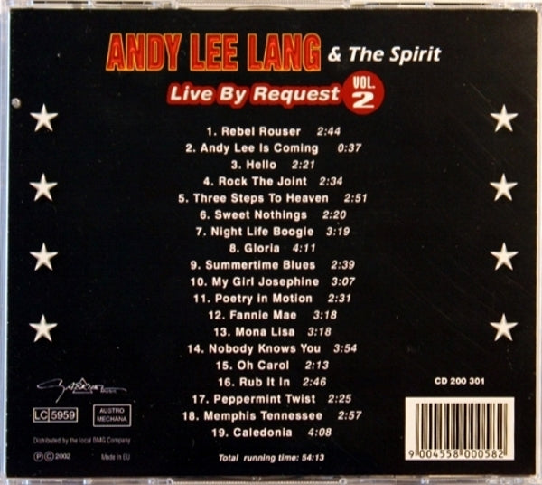 CD - Andy Lee Lang - Live By Request Vol.2