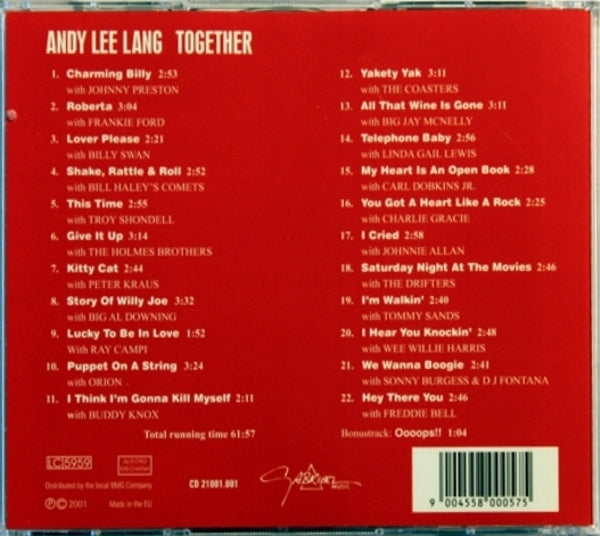 CD - Andy Lee Lang - Together