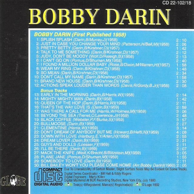 CD - Bobby Darin - Collectors Gold Vol. 29