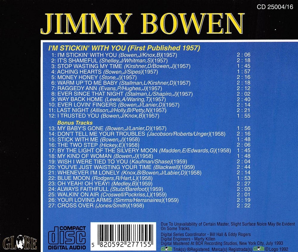 CD - Jimmy Bowen - Vol. 7