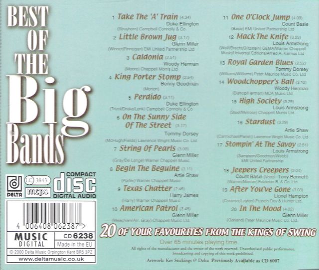 CD - VA - Best Of The Big Bands