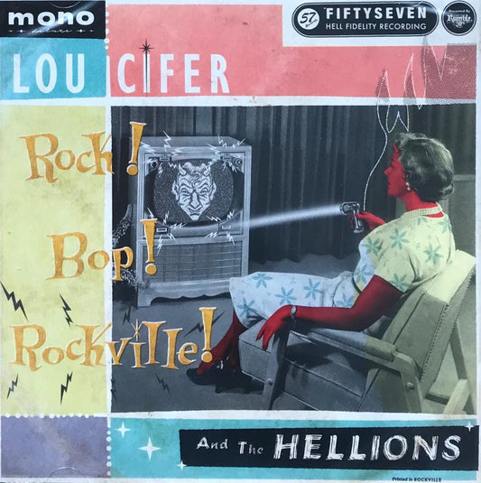 CD - Lou Cifer & The Hellions - Rock, Bop, Rockville!