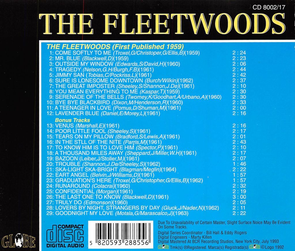 CD - Fleetwoods - Vol. 25