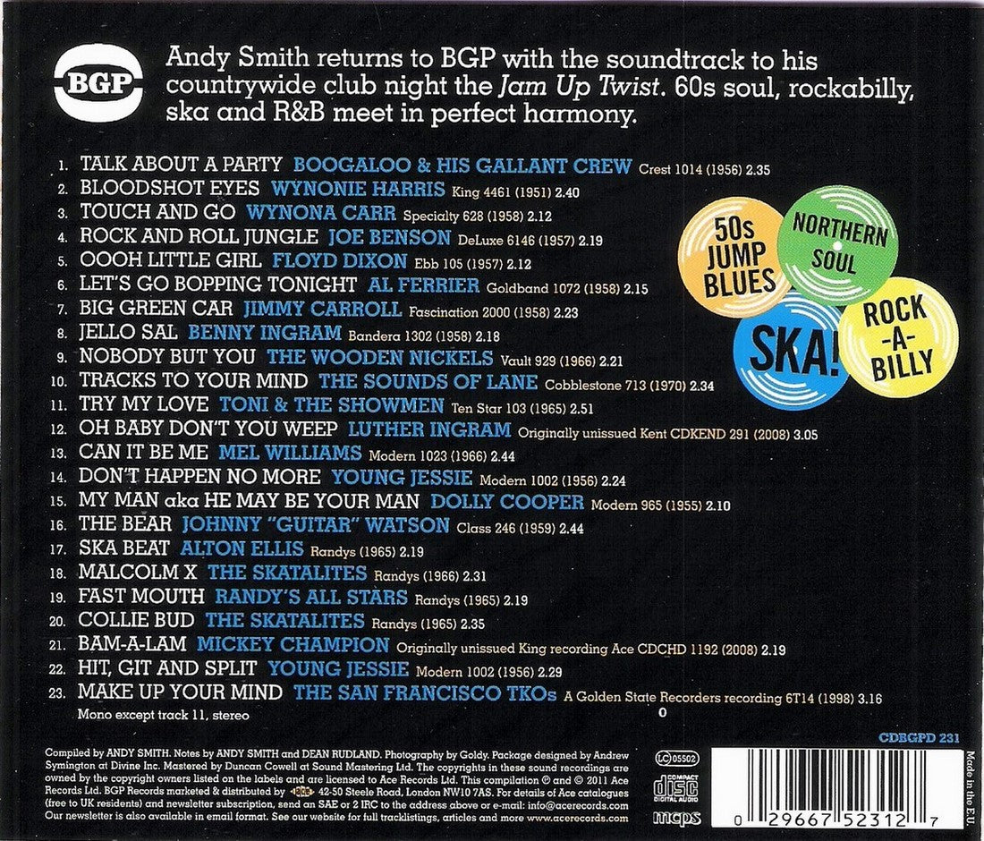 CD - VA - DJ Andy Smith's Jam Up Twist