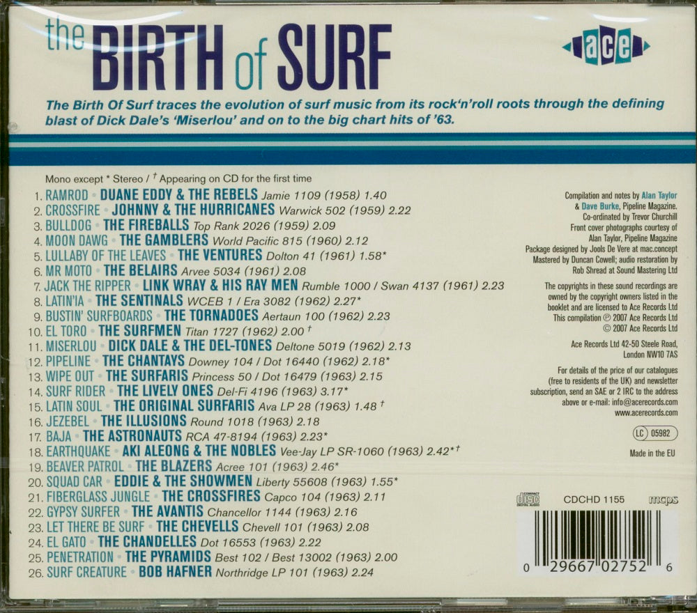 CD - VA - The Birth of Surf