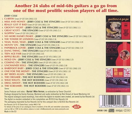 CD - Jerry Cole - Guitars A Go-Go - The 1960s Crown Recordings Vol. 2 (2on1)