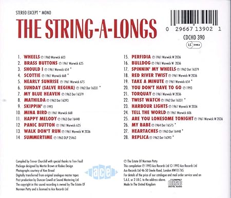 CD - String-A-Longs - Wheels