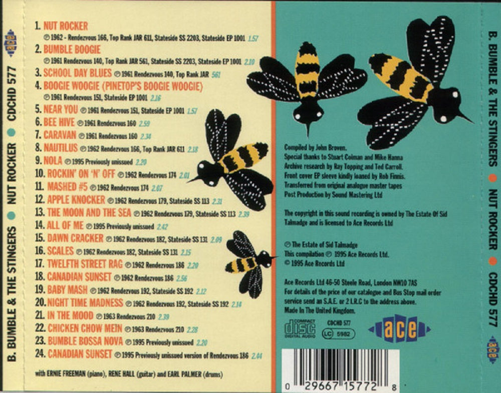 CD - B. Bumble & The Stingers - Nut Rocker