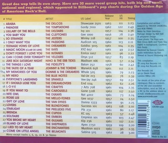 CD - VA - Golden Age Of American Rock'n'Roll - Special Doo Wop Edition 1956-1963 Vol. 2