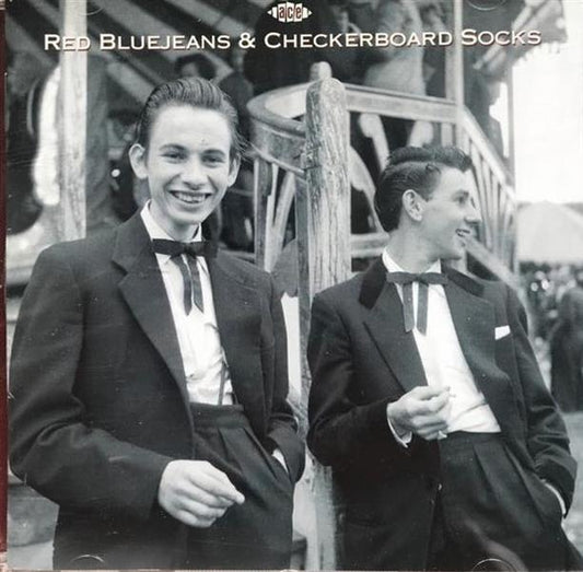CD - VA - Red Blue Jeans & Checkerboard Socks