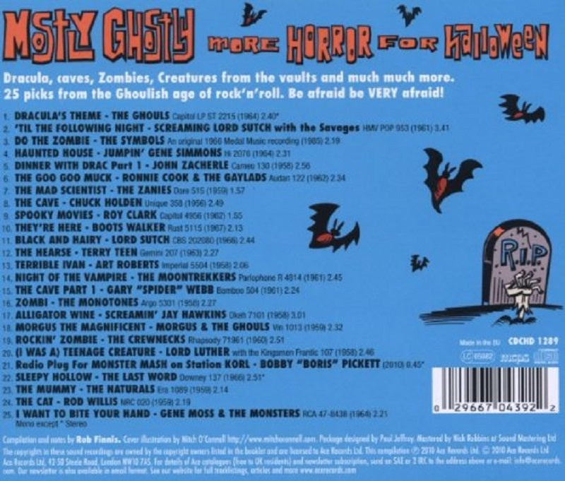 CD - VA - Mostly Ghostly - More Horror For Halloween