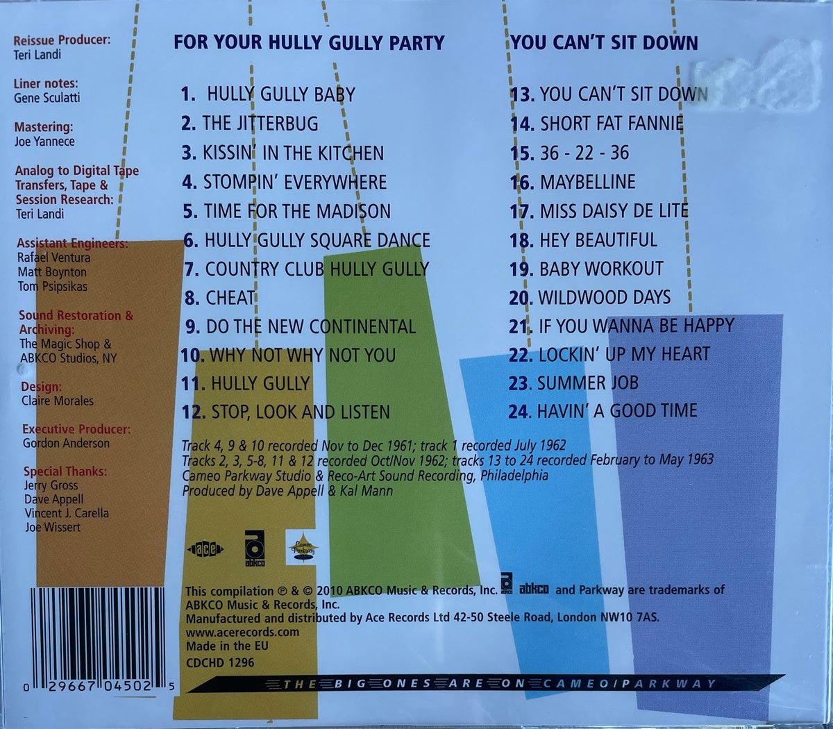 CD - Dovells - For Your Hully Gully Party/ You Can't Sit Down