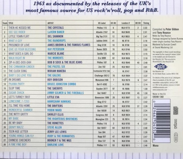 CD - VA - The London American Label Year By Year 1963