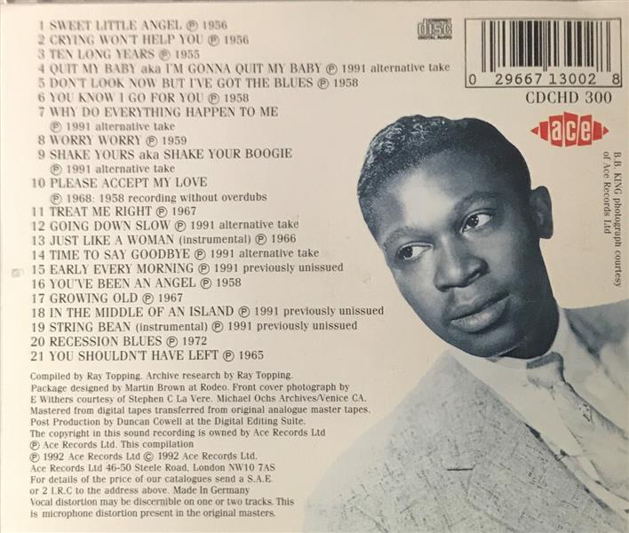 CD - B. B. King - My Sweet Little Angel