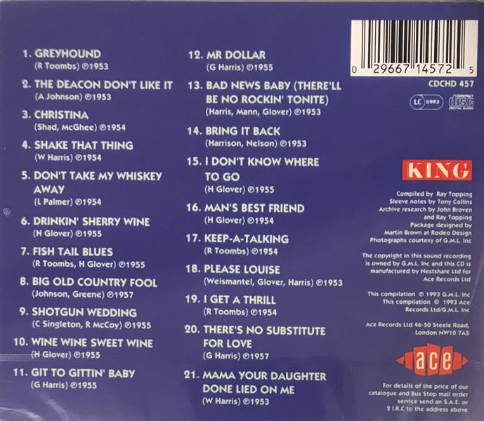 CD - Wynonie Harris - Women, Whiskey And Fish Tails