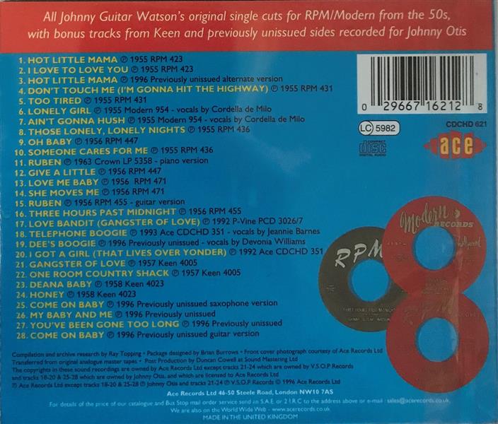 CD - Johnny Guitar Watson - Hot Just Like TNT