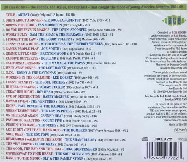 CD - VA - Chartbusters USA Vol. 1