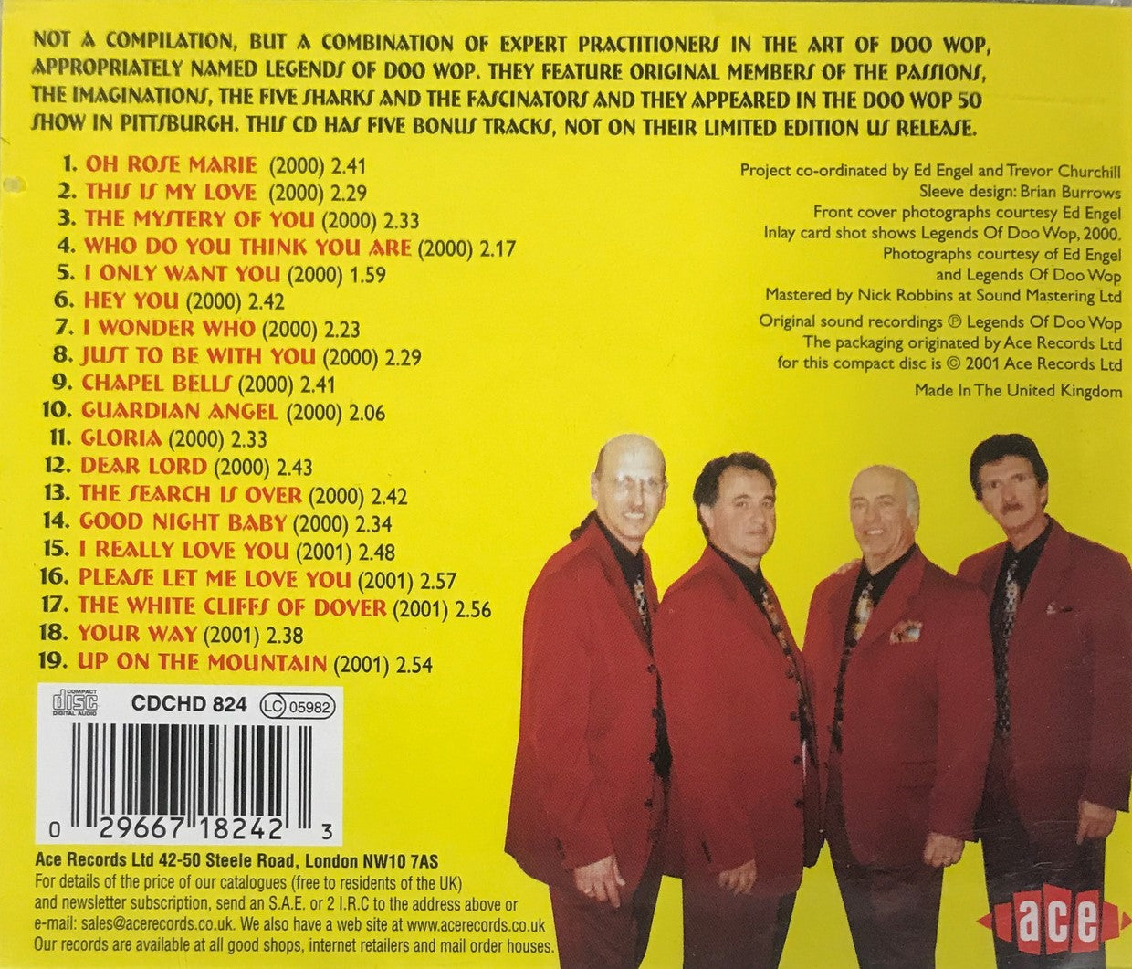 CD - Legends Of Doo Wop - Legends Of Doo Wop