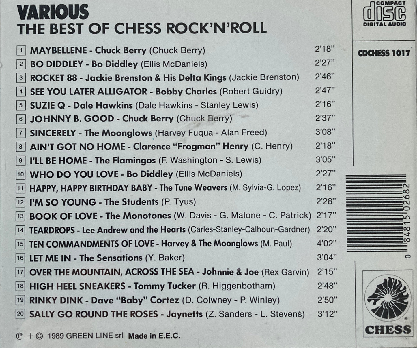 CD - VA - The Best Of Chess Rock'n'Roll