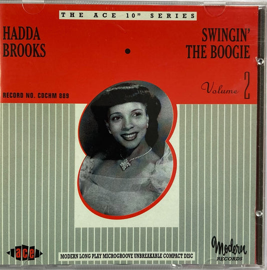 CD - Haddy Brooks - Swingin' The Boogie Volume 2