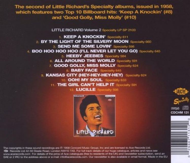 CD - Little Richard - Very Best Of The Vee-Jay Years - Volume 2