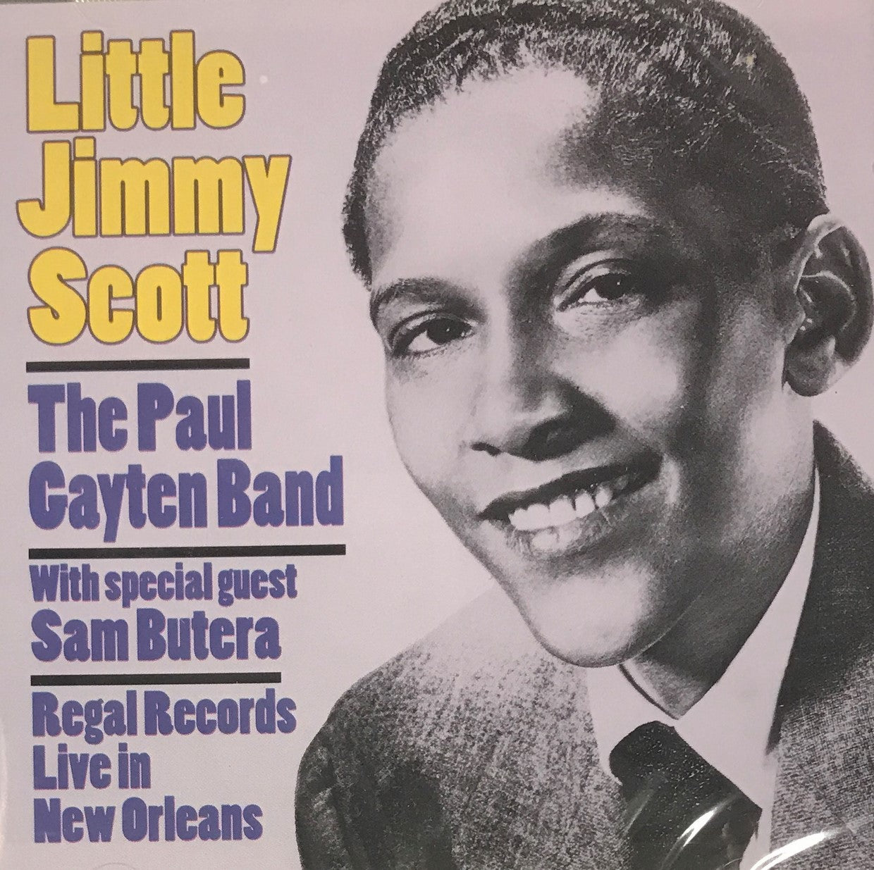 CD - Little Jimmy Scott - Regal Records: Live In New Orleans