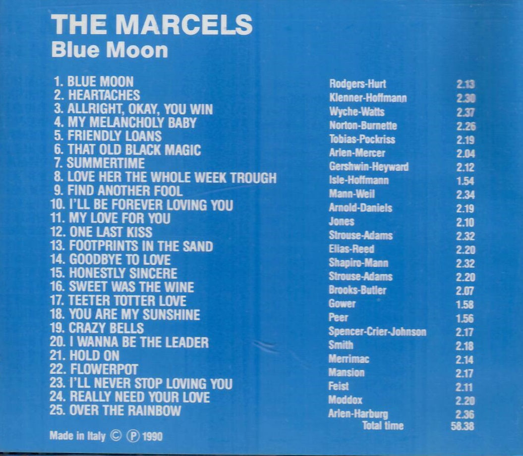 CD - Marcels - Doo Woops Dynamite