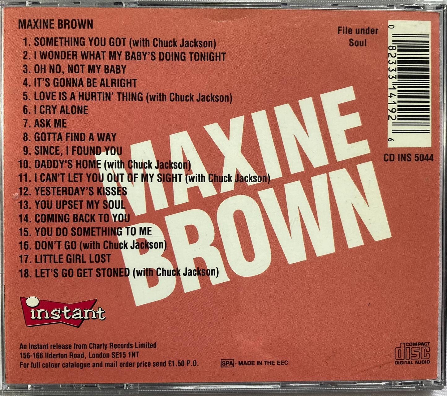 CD - Maxine Brown - Not My Baby