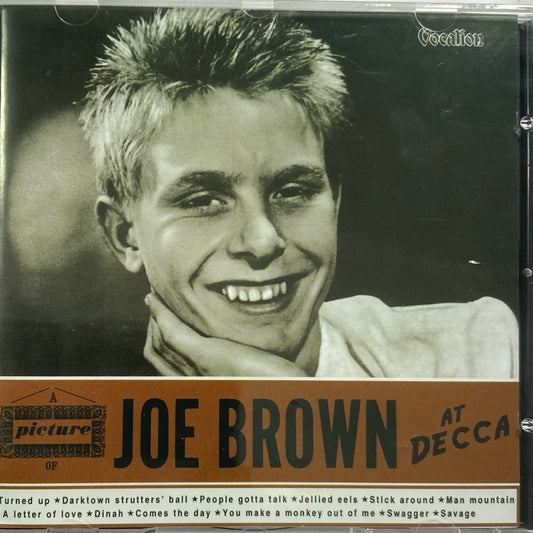 CD - Joe Brown At Decca - A Picture Of Joe Brown