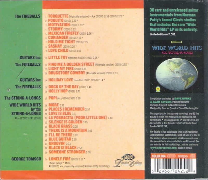 CD - Fireballs - Exotic Guitars - From The Clovis Vaults