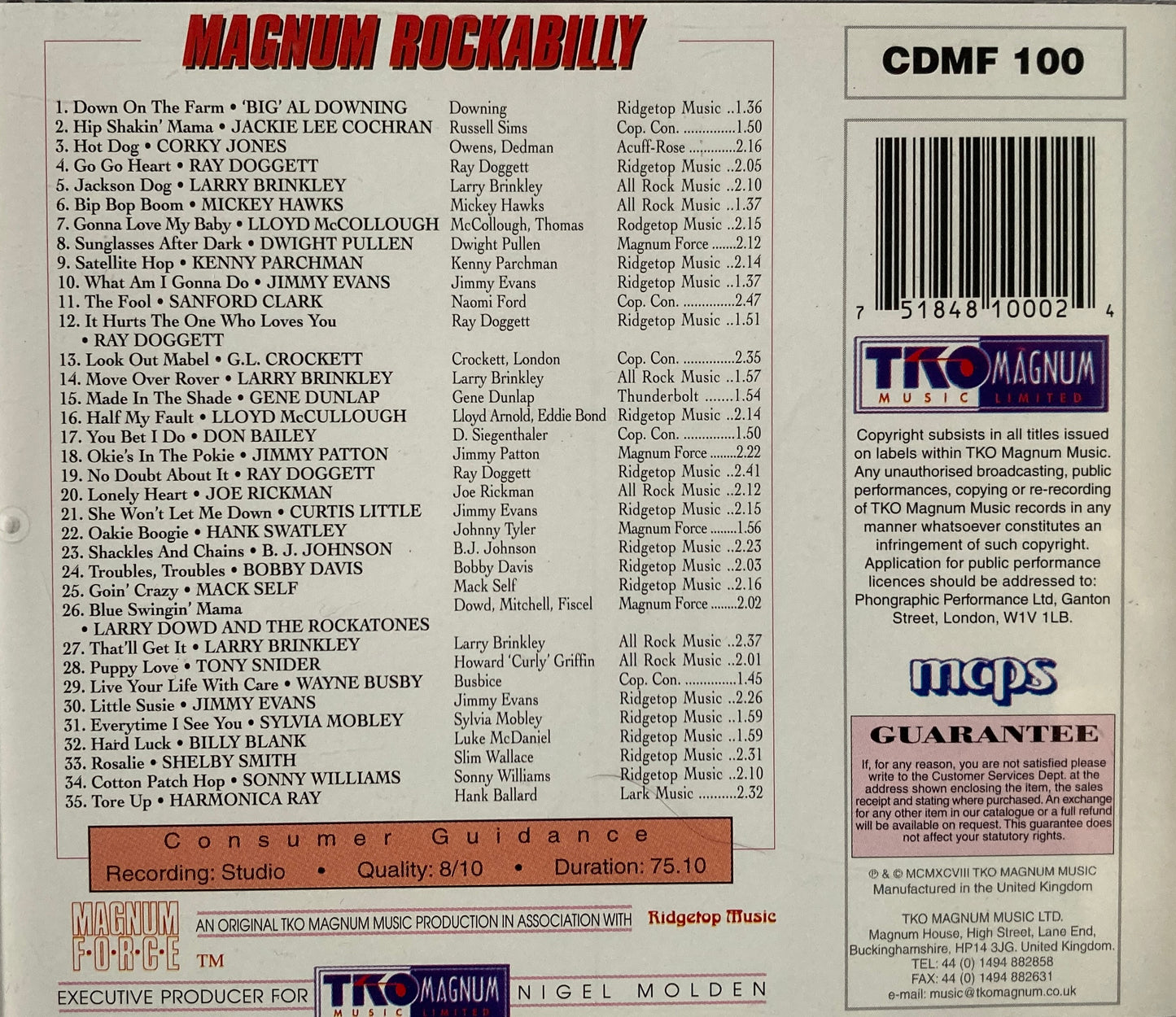 CD - VA - Magnum Rockabilly