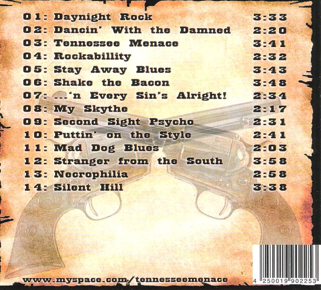 CD - Tennessee Menace - 'n Every Sin's Alright!