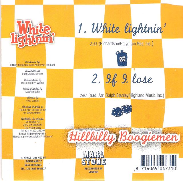 CD-EP - Hillbilly Boogiemen - White Lightnin'