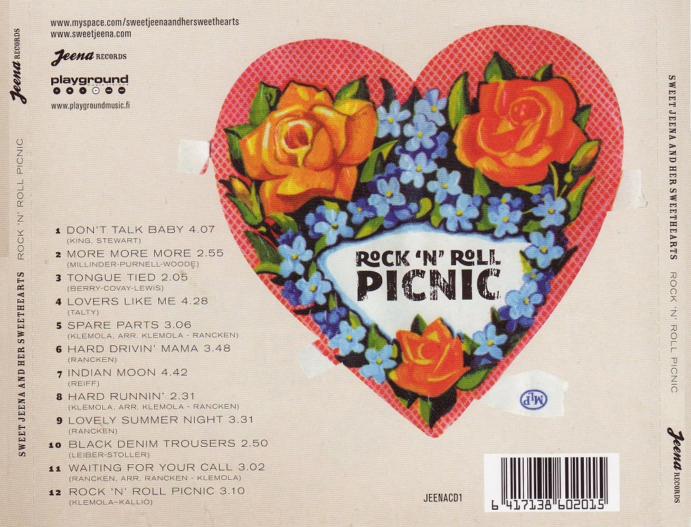 CD - Sweet Jeena And Her Sweethearts - Rock'n'Roll Picnic