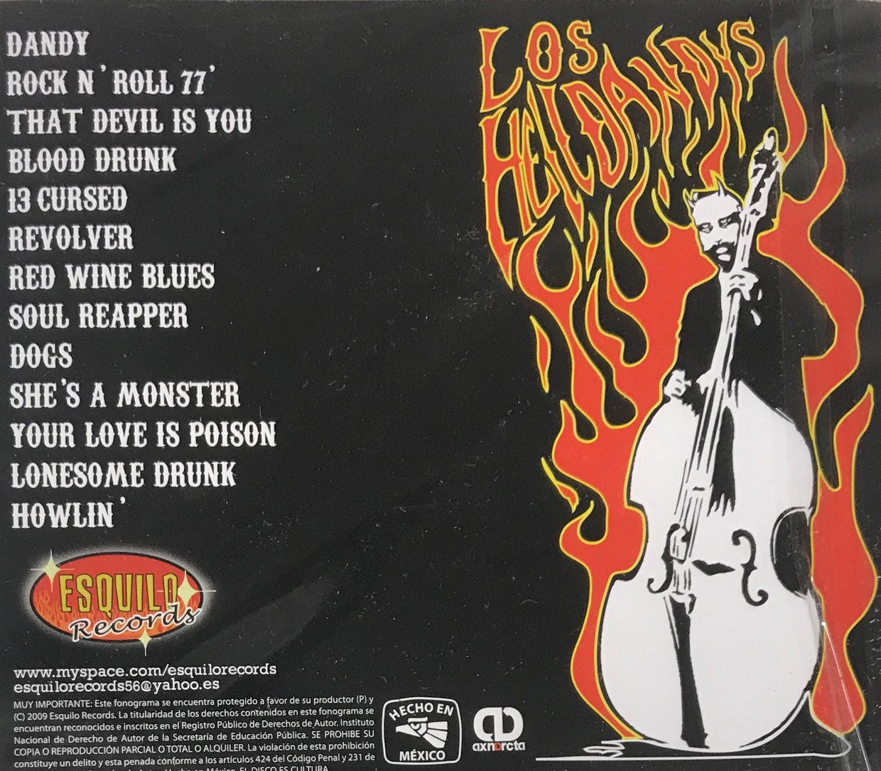 CD - Los Hell Dandys - Devils, Whisky And Razorblades