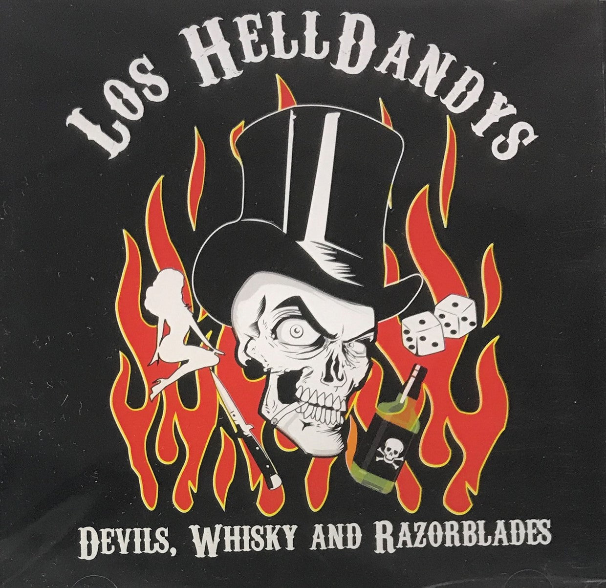 CD - Los Hell Dandys - Devils, Whisky And Razorblades