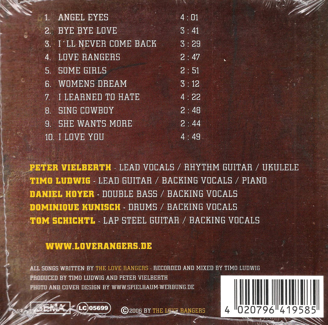 CD - Loverangers - Womens Dream