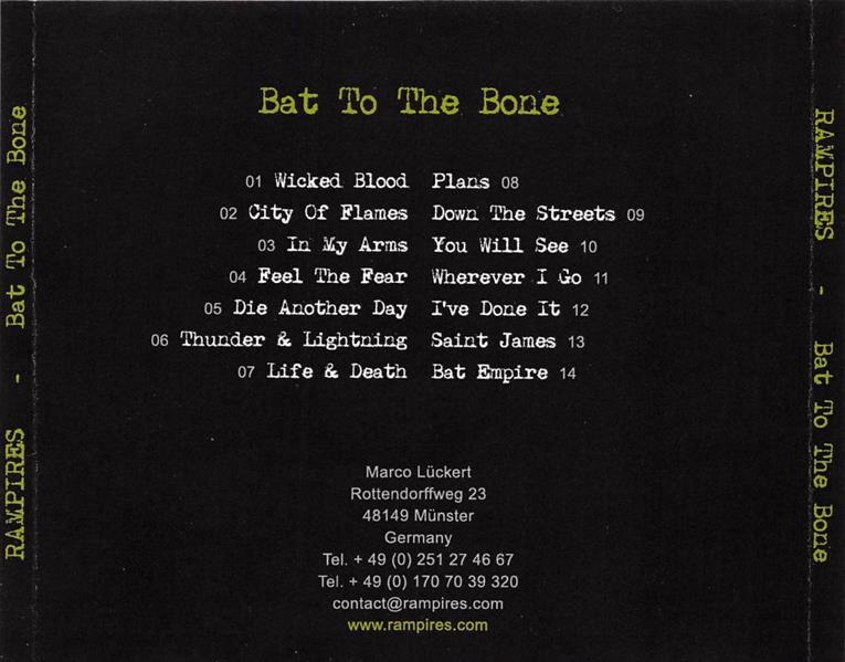 CD - Rampires - Bat To The Bone