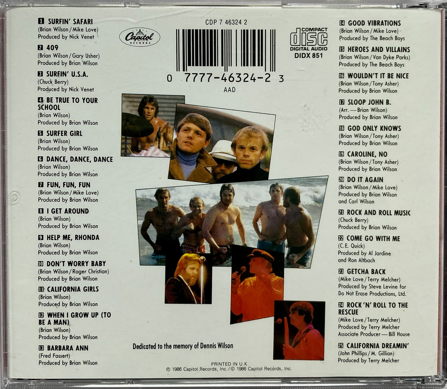 CD - Beach Boys - Made in U.S.A.