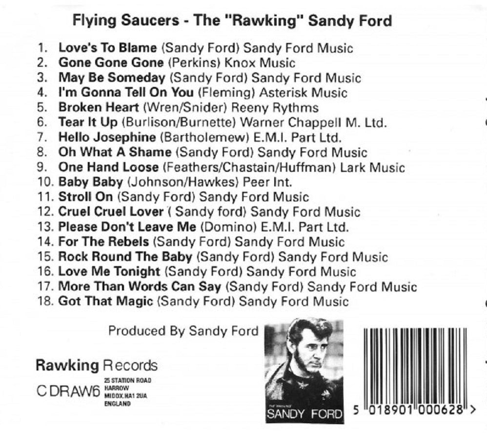 CD - Flying Saucers - The Rawking And Got That Magic