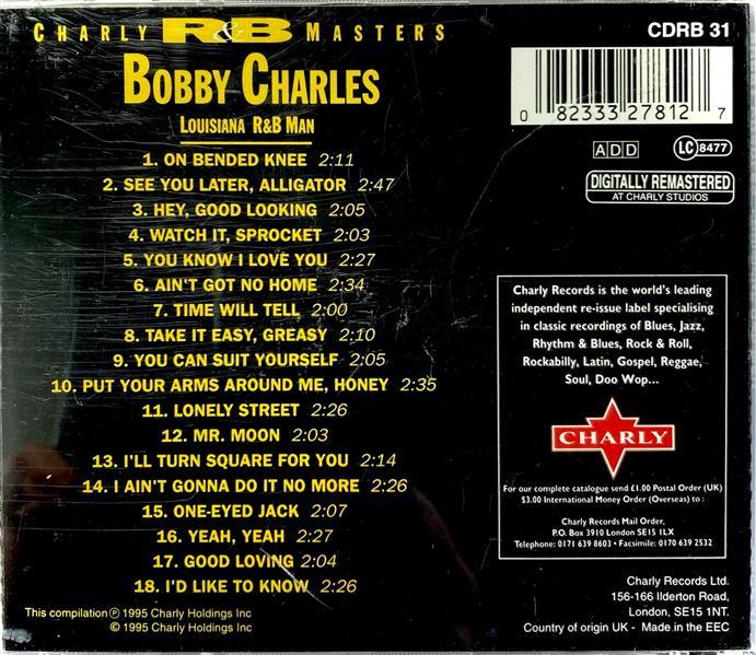 CD - Bobby Charles - Louisiana R&B Man