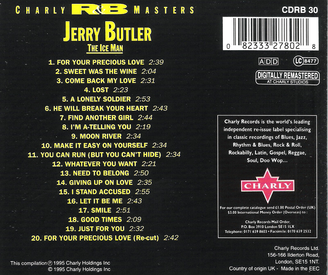 CD - Jerry Butler - The Ice Man