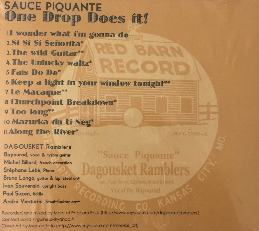 CD - Da Gous Ket Ramblers - Sauce Piquante - One Drop Does It!