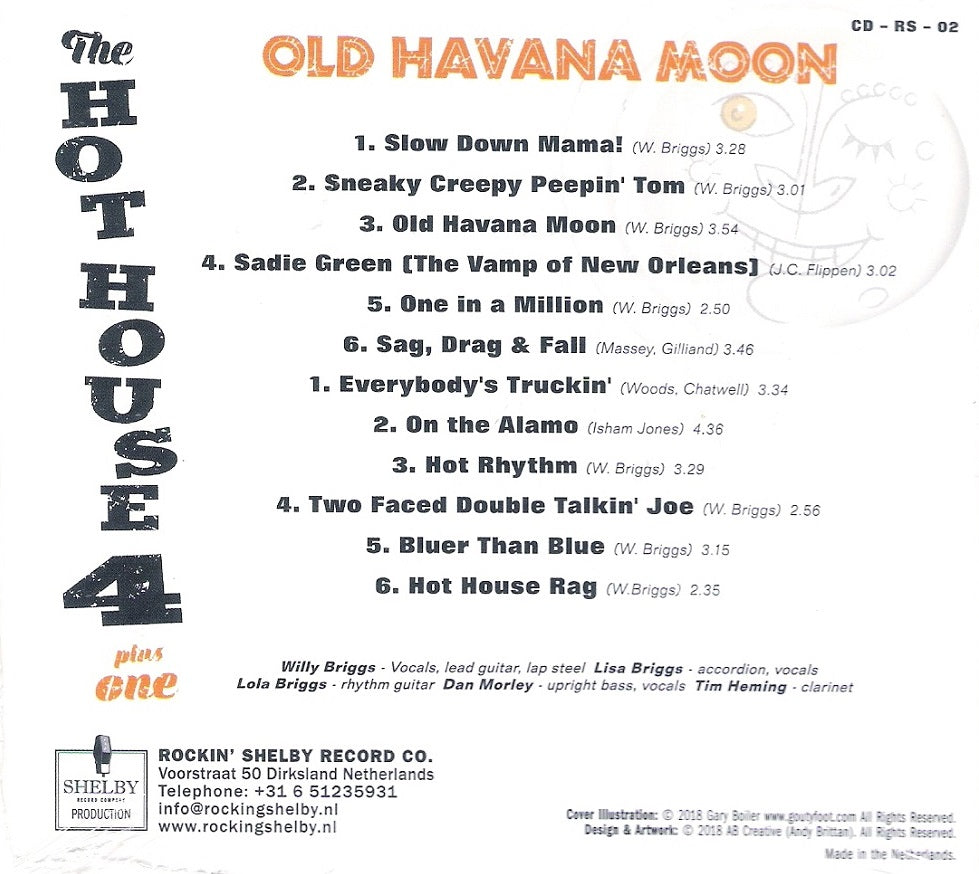 CD - Hot House 4 Plus One - Old Havanna Moon