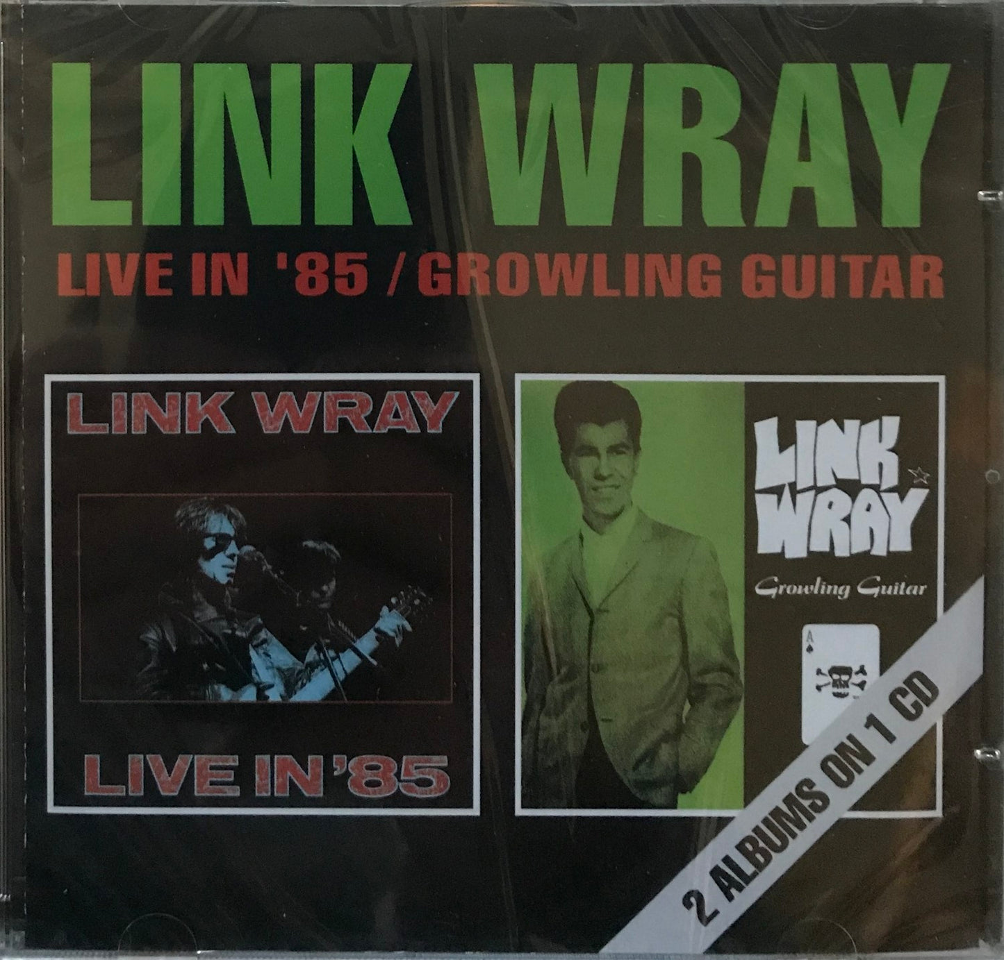 CD - Link Wray - Live In '85/Growling Guitar