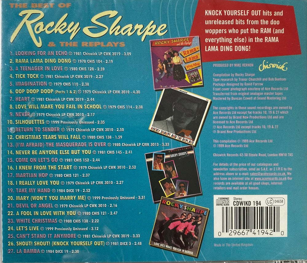 CD - Rocky Sharpe & The Replays - Looking For An Echo: The Best Of