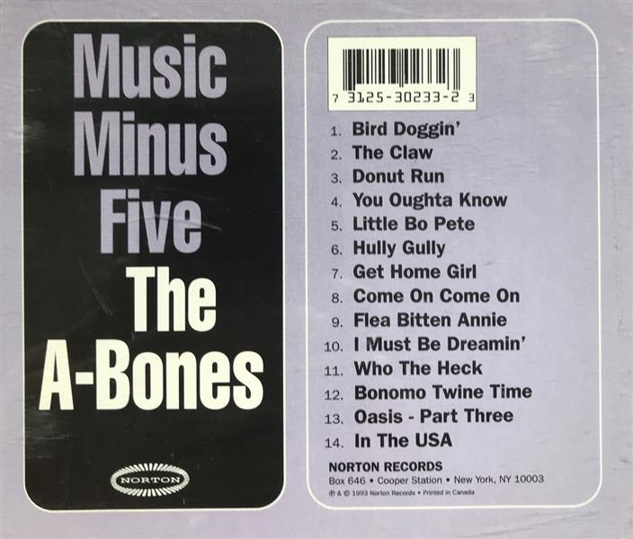 CD - A-Bones - Music Minus Five