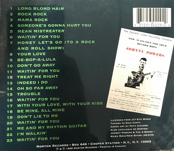 CD - Johnny Powers - Long Blond Hair