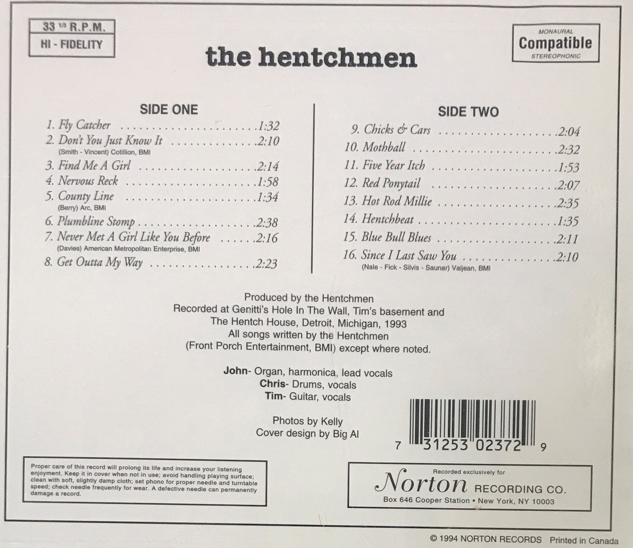 CD - Hentchmen - Ultra Hentch