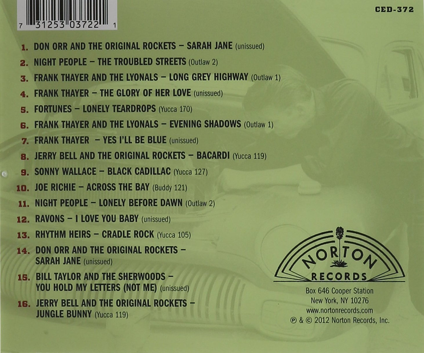 CD - VA - El Paso Rock Vol. 5: The Troubled Streets